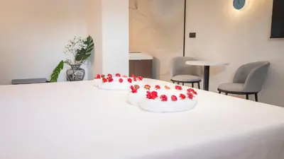 Cama o camas de una habitación en Villas Del Acebuche