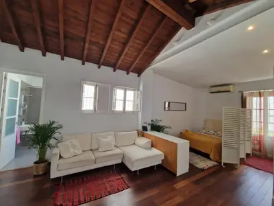 Zona de estar de Loft luz del Duque