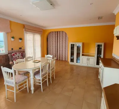 Zona de estar de Chalet Rural Las Rozas