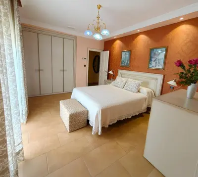 Cama o camas de una habitación en Chalet Rural Las Rozas