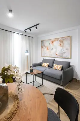Zona de estar de Modern & cozy apartment Levies