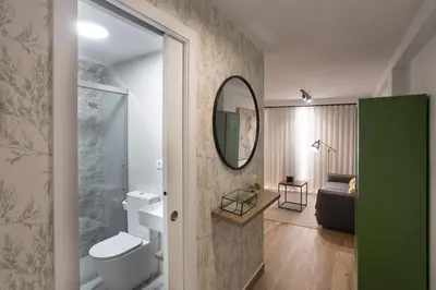 Un baño de Modern & cozy apartment Levies