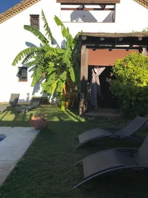 Jardín al aire libre en Casa Cortijo
