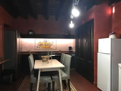 Una cocina o zona de cocina en Casa Cortijo