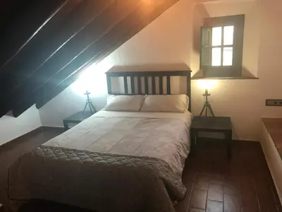 Cama o camas de una habitación en Casa Cortijo