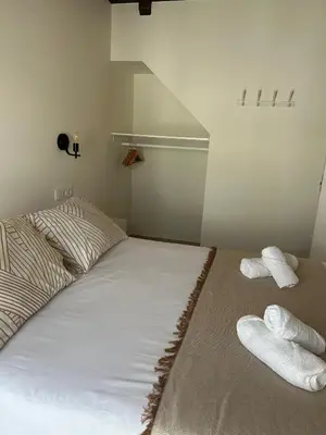 Cama o camas de una habitación en Puerta de los Castañares A