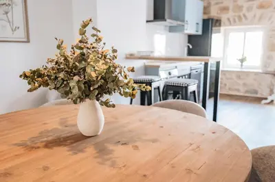 Una cocina o zona de cocina en Casa de los Abuelos en Baeza