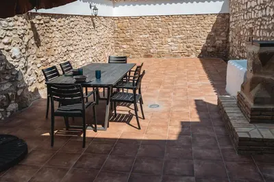 Un patio o zona al aire libre en Casa de los Abuelos en Baeza