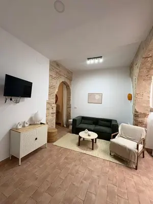 Una televisión o centro de entretenimiento en Sol de Ancha