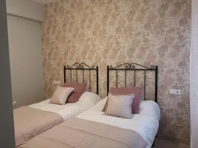 Cama o camas de una habitación en Apartamento Menina San Andres