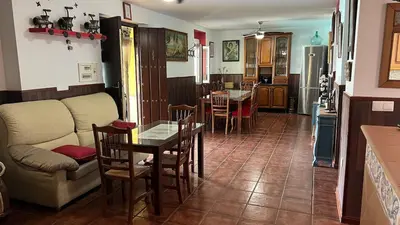 Zona de estar de Cortijo rural con piscina y barbacoa Archidona