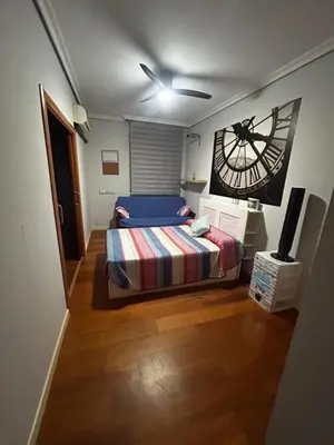 Cama o camas de una habitación en Casa Rural Quemadas AnayMiguel