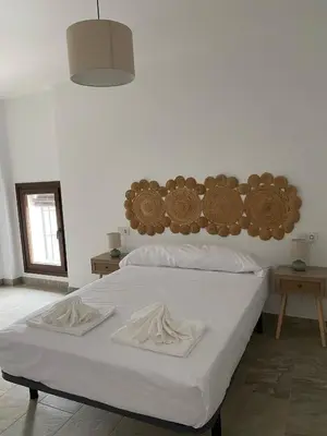 Cama o camas de una habitación en Cortijo Tacones