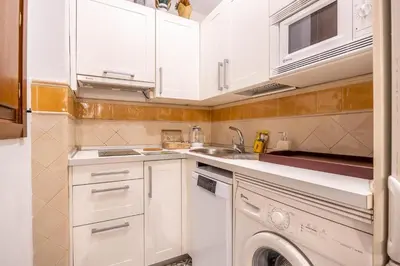Una cocina o zona de cocina en Apartamento Mercado de Feria