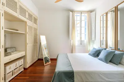 Cama o camas de una habitación en Veoapartment Virgen de la Luz
