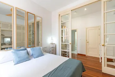 Cama o camas de una habitación en Veoapartment Virgen de la Luz