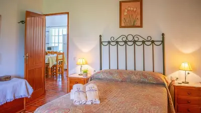 Cama o camas de una habitación en Villa Toliso Álora by Ruralidays