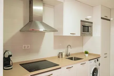 Una cocina o zona de cocina en Alojamientos Estrella Baeza
