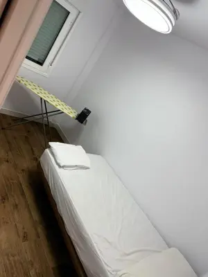 Cama o camas de una habitación en Alojamientos, BALCÓN A LA SIERRA AHILLOS