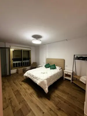 Cama o camas de una habitación en Alojamientos, BALCÓN A LA SIERRA AHILLOS