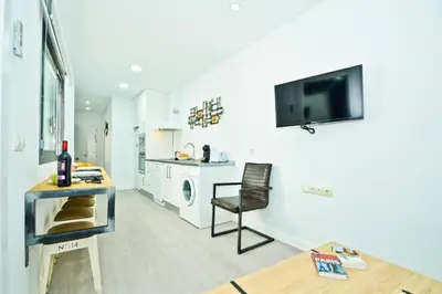 Una cocina o zona de cocina en Morgado Suites