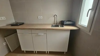 Una cocina o zona de cocina en Apartamento para pareja en Jaén