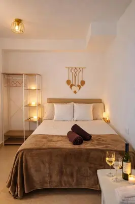 Cama o camas de una habitación en Estudio para pareja en Jaen