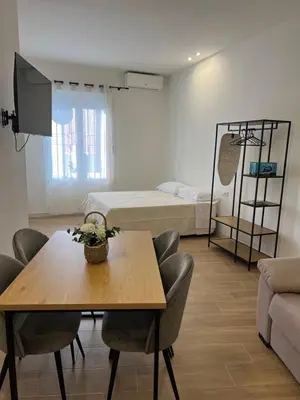 Cama o camas de una habitación en Boutique Apartaments Córdoba