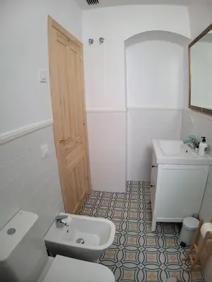Un baño de Apartamento con WiFi y aparcamiento privado