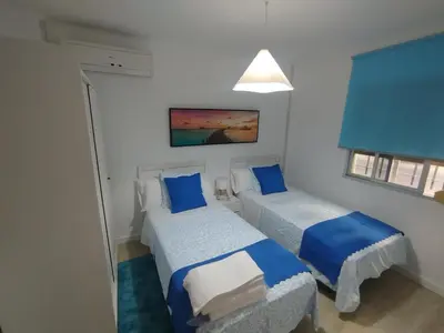 Cama o camas de una habitación en Precioso apartamento totalmente reformado