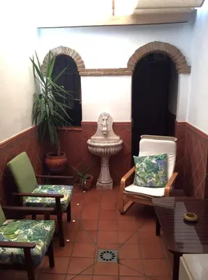 Zona de estar de La Casa de Paquita