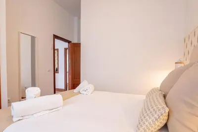 Cama o camas de una habitación en Santa Catalina City Center by Valcambre