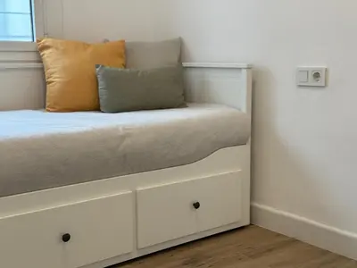 Cama o camas de una habitación en Entre Plazas Stay