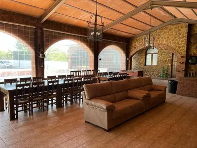 Zona de estar de Casa Rural Lucena