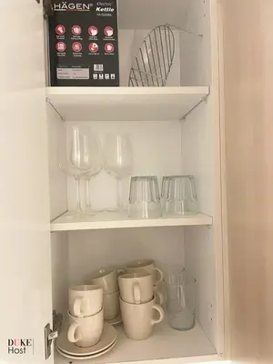 Una cocina o zona de cocina en Alameda Apartments - 1B