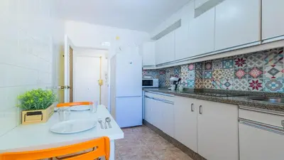 Una cocina o zona de cocina en Apartamento acogedor y luminoso en Córdoba