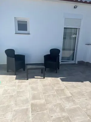 Zona de estar de Apartamento Deluxe Cantillana