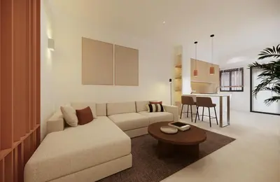 Zona de estar de Panther Home Santa Justa