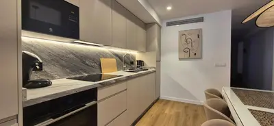 Una cocina o zona de cocina en Puerta a los Patios
