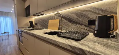Una cocina o zona de cocina en Puerta a los Patios