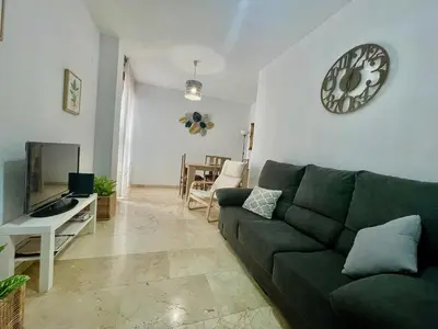 Una televisión o centro de entretenimiento en Geysotur Chirinos house