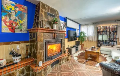 Zona de estar de Beautiful Home In Illora