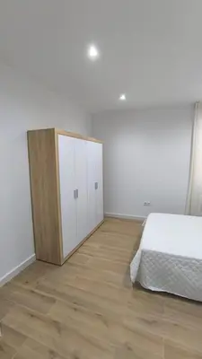 Cama o camas de una habitación en Apartamento Santísima Trinidad