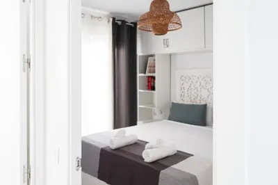 Cama o camas de una habitación en Alohamundi San Basilio II