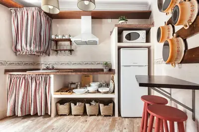Una cocina o zona de cocina en Bella Antakira