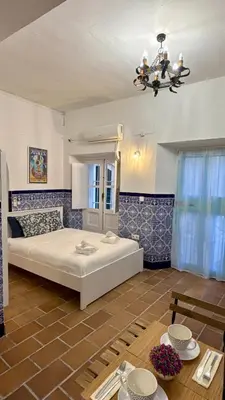 Cama o camas de una habitación en La Dolce Vita - Mercado de Feria