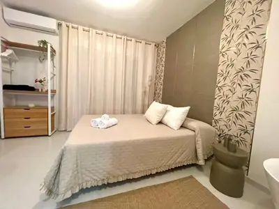 Cama o camas de una habitación en Suite Mirador Belmez