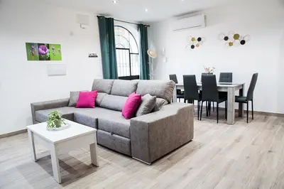 Zona de estar de Casa Molino San Antonio