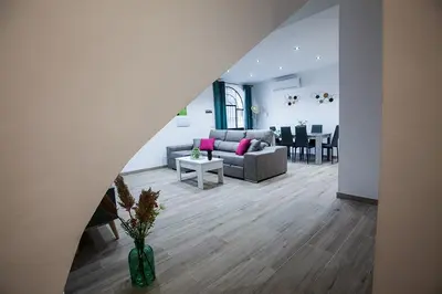 Zona de estar de Casa Molino San Antonio