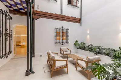 Zona de estar de ISG Apartments Family Stay San Marcos